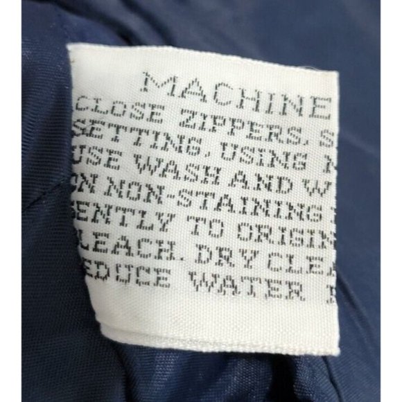 VTG Sno Rags Snow Ski Snowboarding Zip Up Bibs Pants Navy Blue Men's Size 34 - Picture 11 of 13